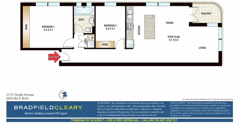 11/21 South Avenue, Double Bay Sold by Bradfield Badgerfox - image 1